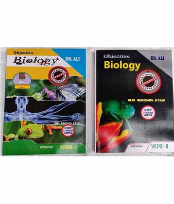 Objective Biology An Excel File Set Of 2 Volume - NEET, JIPMER, AIIMS- Medical Entrance - 2019-2020 Paperback Dr. Ali