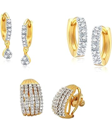 YOUBELLA Golden Huggies Earrings ( Pack of 1 )