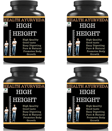 Health Ayurveda High Height | Height Badhane Ki Dawa Powder 400 Gm Pack of 4