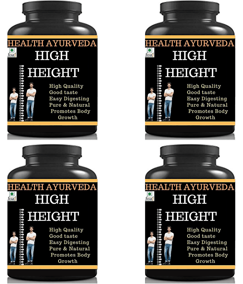Health Ayurveda High Height | Height Badhane Ki Dawa Powder 400 Gm Pack of 4