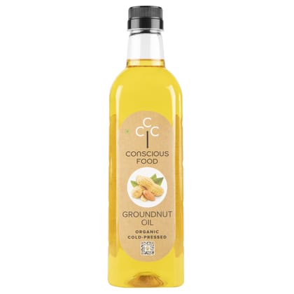 Conscious Food Groundnut Oil 500 Ml