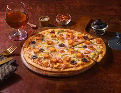 Veg Total Domination Cheese Burst Pizza [10" Large]