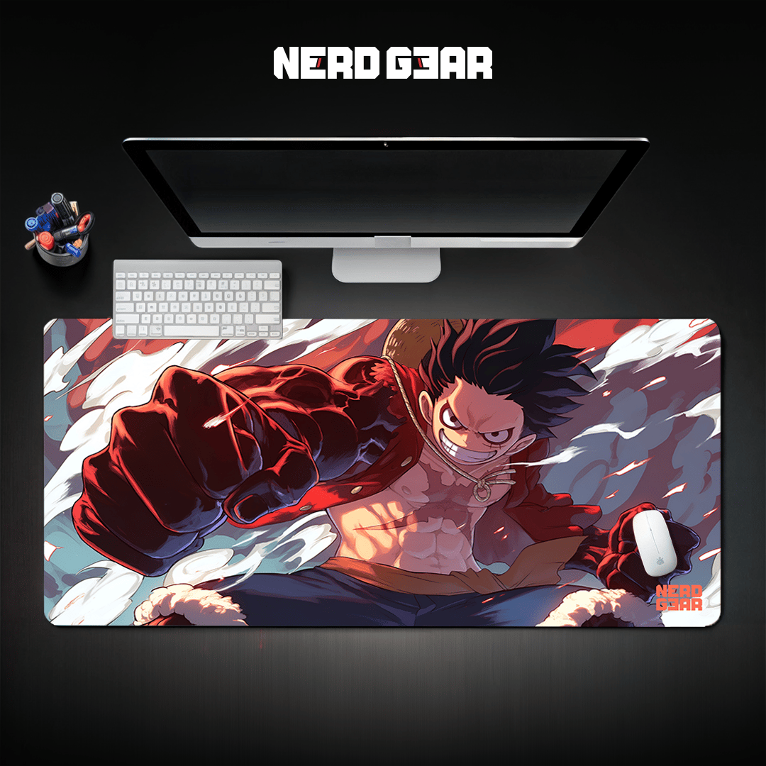 Luffy Gear 4 Punch NerdMat-28 x 60 cm / Unstiched