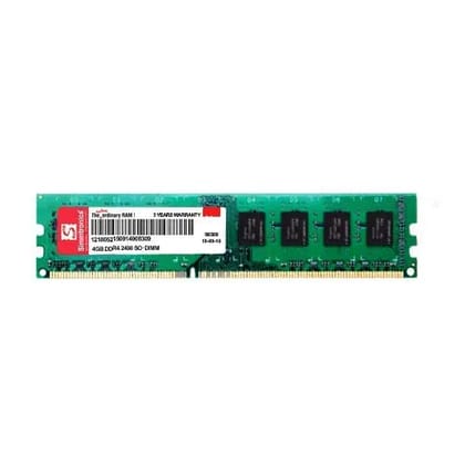 Simmtronics 4GB DDR4 Desktop RAM 2400 MHz (PC 19200) with 3 Year Warranty