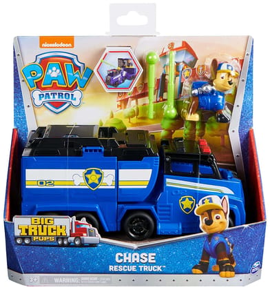 Paw Patrol Big Truck Pupâ's Chase Transforming Toy Truck For Kids 3 Years and Above