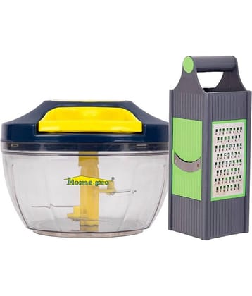 HomePro - Multicolor Plastic Mannual Chopper 450 ml ( Pack of 2 )
