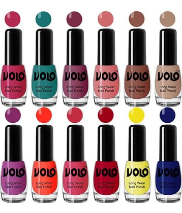VOLO Best Affordable FullYear Collection Nail Polish Combo 12 Pcs Multi Glossy 60 mL