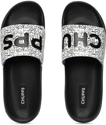 CHUPPS Black Men's Slide Flip Flop