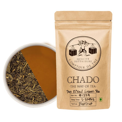 Pan Fired Green Tea-50 g Loose Leaf