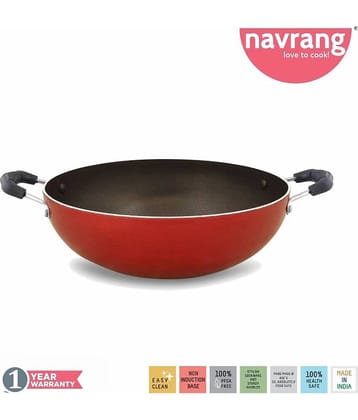 Navrang Economy Small Non-Stick Deep Kadhai 2000mL NON-INDUCTION
