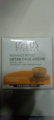 Lotus herbals rediance boost ubtan face mask 100g