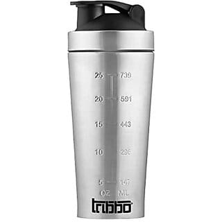 TRIBBO Stainless Steel Shaker 750 ml Shaker (Pack of 1 Silver Steel)