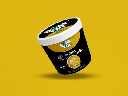 Bowlful Dal Chawal Cup - 70g Net, Instant Rice & Lentils, Ready-to-Eat Meal