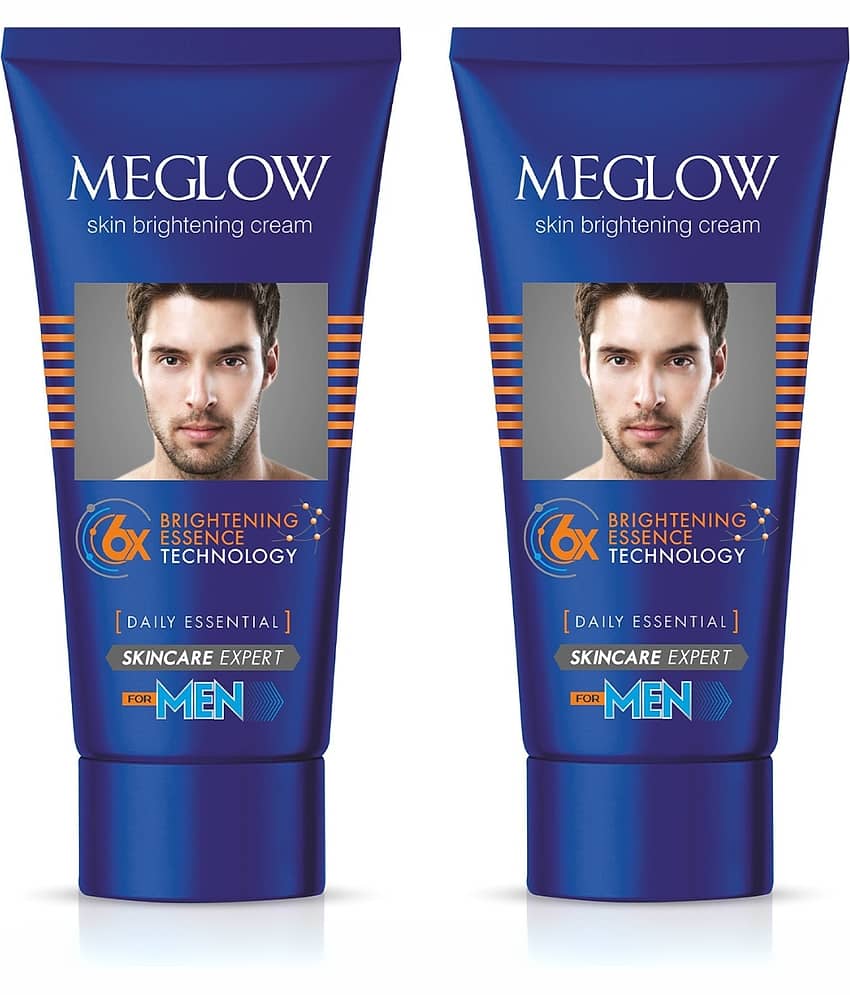 Meglow Skin Brightening Cream For Men Face Cream For Glowing Skin with Vitamin E 30g ( Pack of 2 )