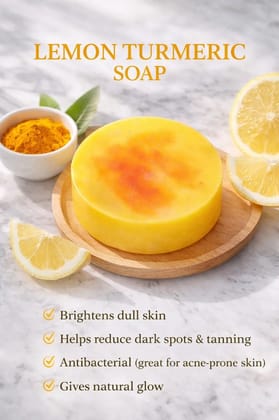 Lemon Turmeric Handmade Soap 50 G