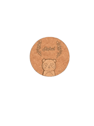 Dbeautify's Panda Name Plate for Kids
