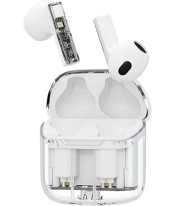 VEhop PRO Transparent TWS In Ear True Wireless (TWS) 25 Hours Playback IPX4(Splash & Sweat Proof) Low Latency,Powerfull bass -Bluetooth V 5.2 Black