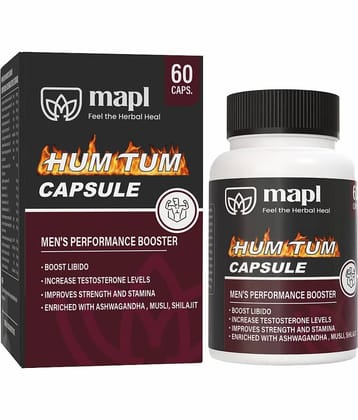 MAPL Hum Tum Capsule , For Mens Wellness , Supports Strength, Energy - 60 Capsule