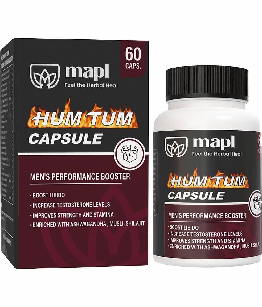 MAPL Hum Tum Capsule , For Mens Wellness , Supports Strength, Energy - 60 Capsule