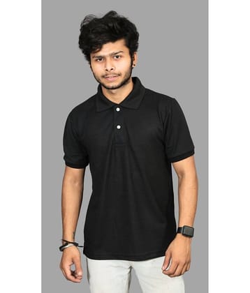 Forbro - Black Cotton Regular Fit Men's Sports Polo T-Shirt ( Pack of 1 )