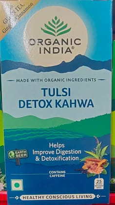 Organic India tulsi detox kahwa tea 25 bags carton