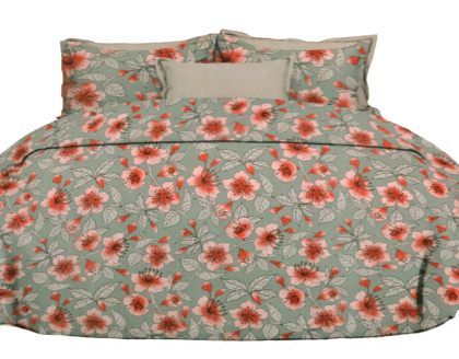 Premium soft cotton Floral Bedsheet set ultra soft & Vibrant design for cozy Bedroom dcor