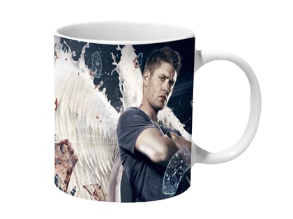 Multicolor Supernatural Dean Winchester Wings Ceramic Mug