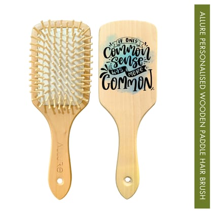 Allure Personalised Humourous Print Paddle Hair Brush