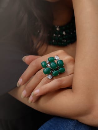 Vipula Green Ring-Green