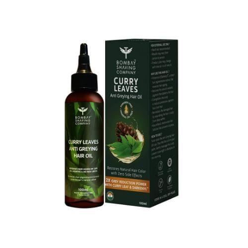 Bombay Shaving Curry Leaves Anti Greying Hair Oil 100ml