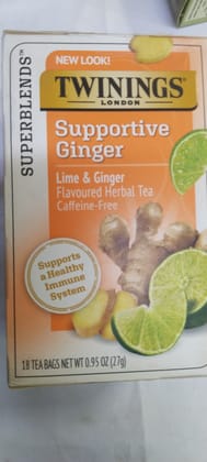 Twinings Lime & ginger Flavoured herbal tea 