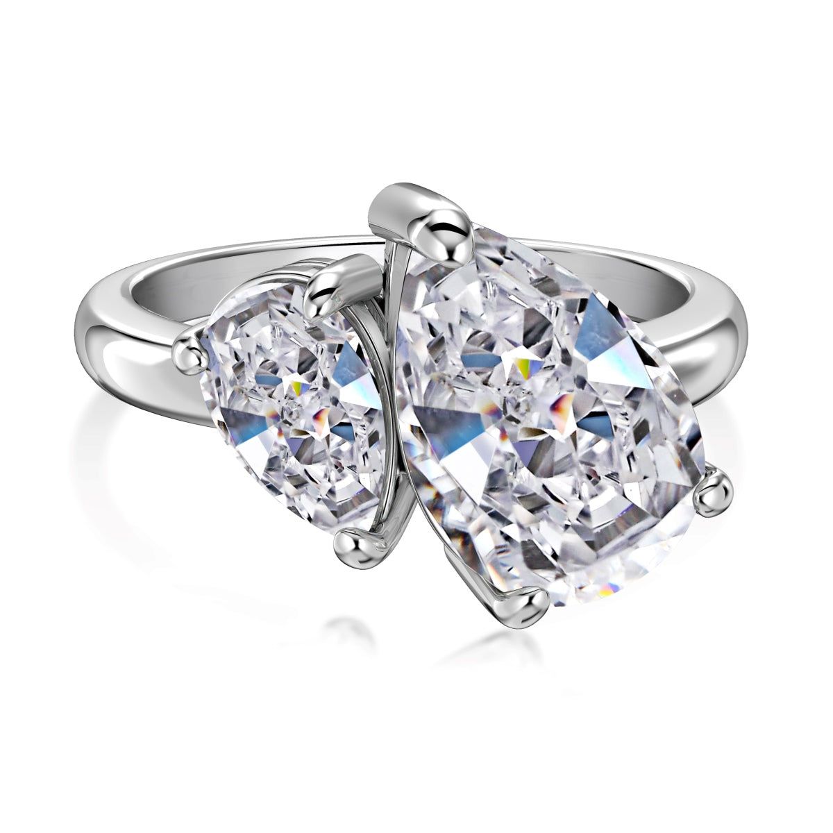 TOI ET MOI RING - Fine Silver-7/8 / Silver