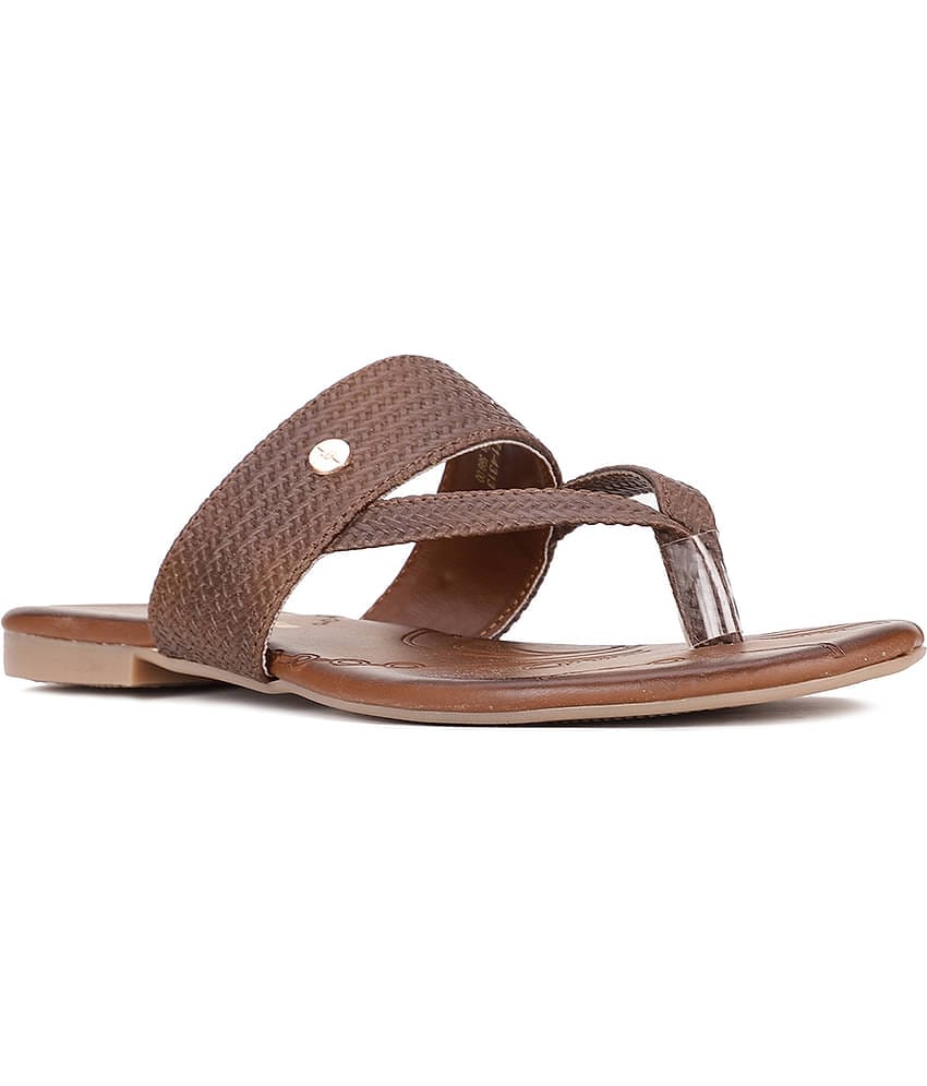 Bata Brown Women's Flats