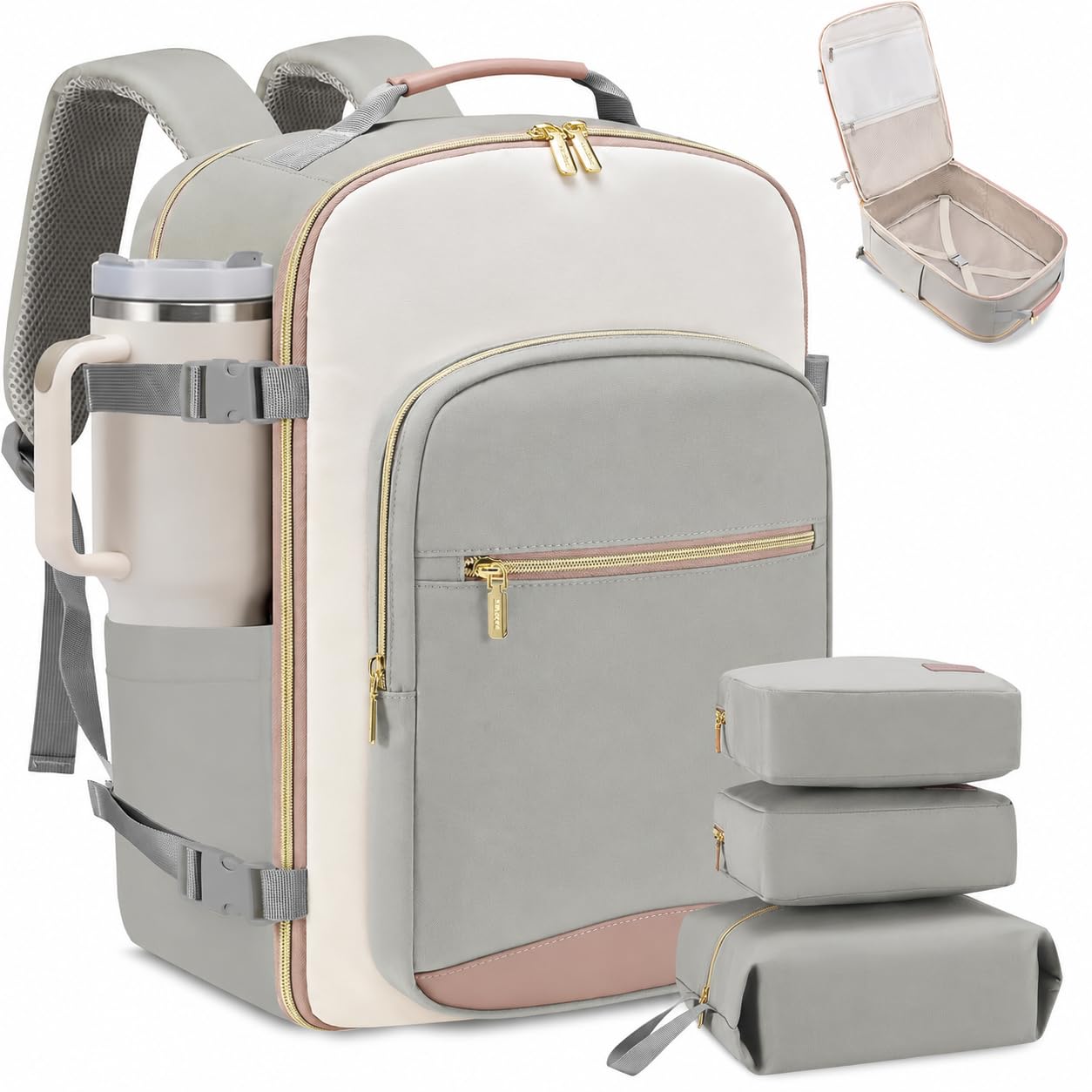 40L Travel Backpack for Women & Men Airline Approved Carry bag