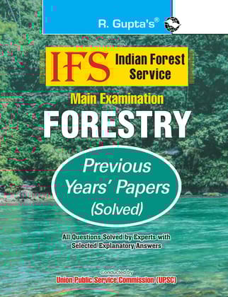IFS: Main Exam (Forestry) Previous Years' Papers (Solved) [Paperback] [Aug 26, 2025] RPH Editorial Board