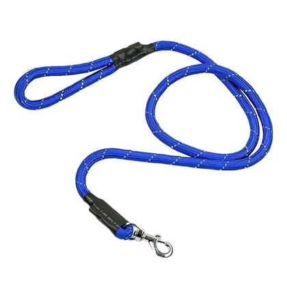 BlingPets 15mm Dog Rope Leash Suitable for Dogs|Soft Hand Loop |Traction Leash for Large,Medium Dogs|Walking Rope (Navy Blue)