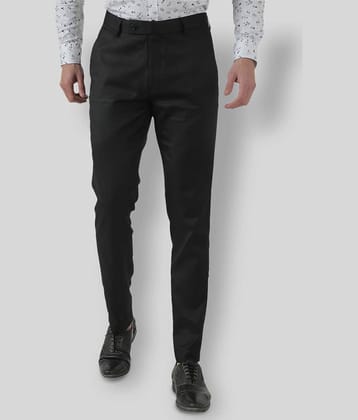 Inspire Clothing Inspiration - Black Polycotton Slim - Fit Men's Formal Pants ( Pack of 1 )