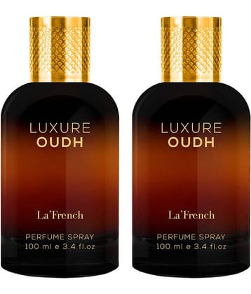 LA FRENCH Luxure Oud Eau De Parfum (EDP) For Men 200ml ( Pack of 2 )
