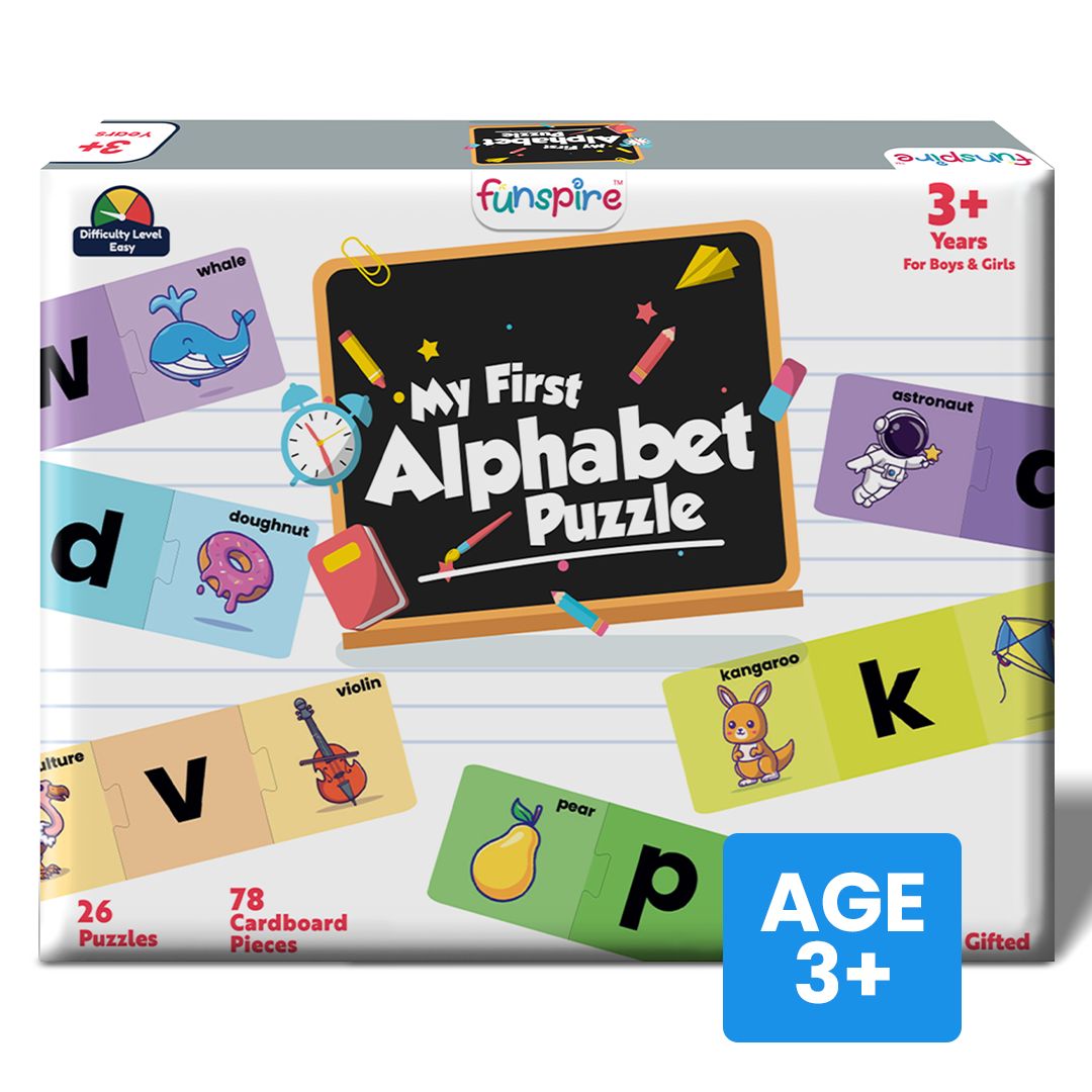 Alphabet Matching Activity Puzzle (Ages 3+)