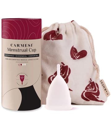 Carmesi Reusable Menstrual Cup for Women - Small Size - With Free Pouch