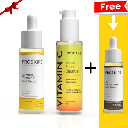 Advance Vitamin C Serum with Vitamin C Cleaner + Free Serum Worth 399