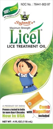 Sujanil Chemo Industries Licel Premium - 100 % Natural Lice Treatment Oil