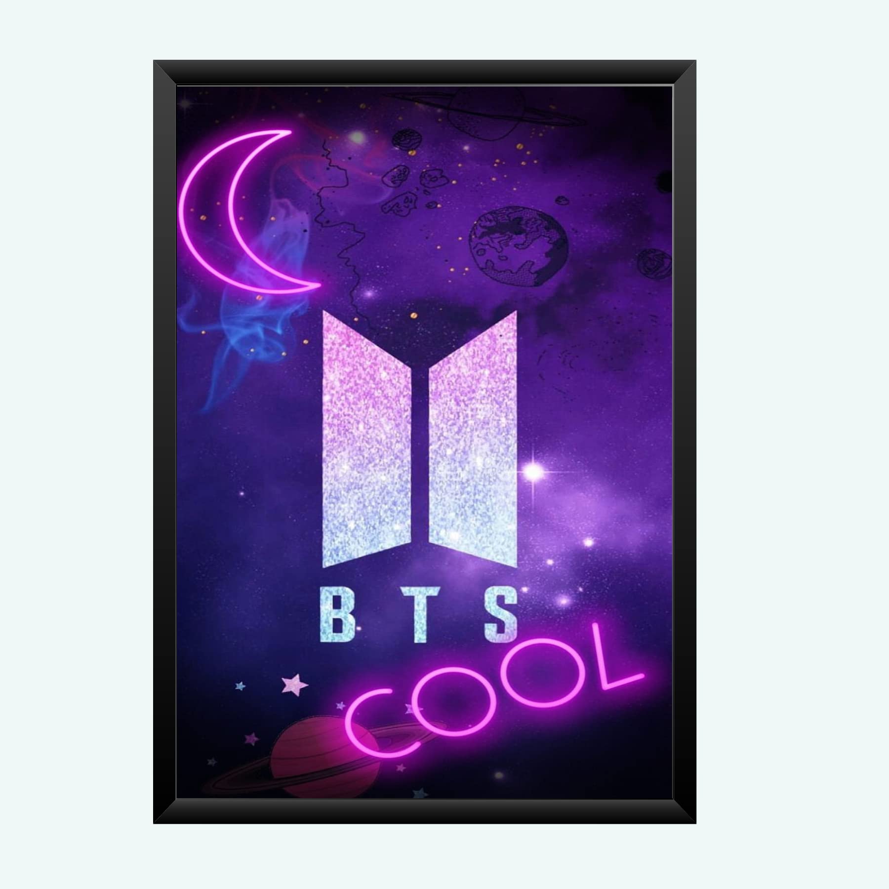 Nokkes Bts Army Bangtan Boy V suga J-Hope Jungkook Jin Jimin Rm 8X12 Inch Size Photo Frame Photo Home Office_bts3_39