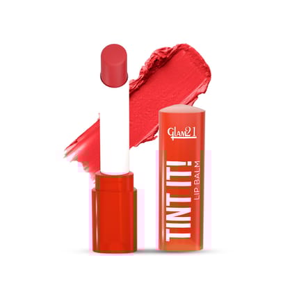 Glam21 Tint it! Lip Balm | Everyday Hydration & Moisturized Lips with Vitamin-E, Shea Butter, Avocado Oil, SPF15 |Lip Care For Dry & Chapped Lips |Watermelon -3.5gm Glam21 Tint it! Lip Balm | Everyday Hydration & Moisturized Lips with Vitamin-E, Shea But