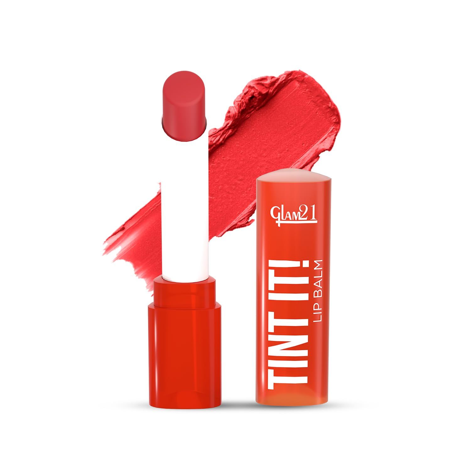 Glam21 Tint it! Lip Balm | Everyday Hydration & Moisturized Lips with Vitamin-E, Shea Butter, Avocado Oil, SPF15 |Lip Care For Dry & Chapped Lips |Watermelon -3.5gm Glam21 Tint it! Lip Balm | Everyday Hydration & Moisturized Lips with Vitamin-E, Shea But