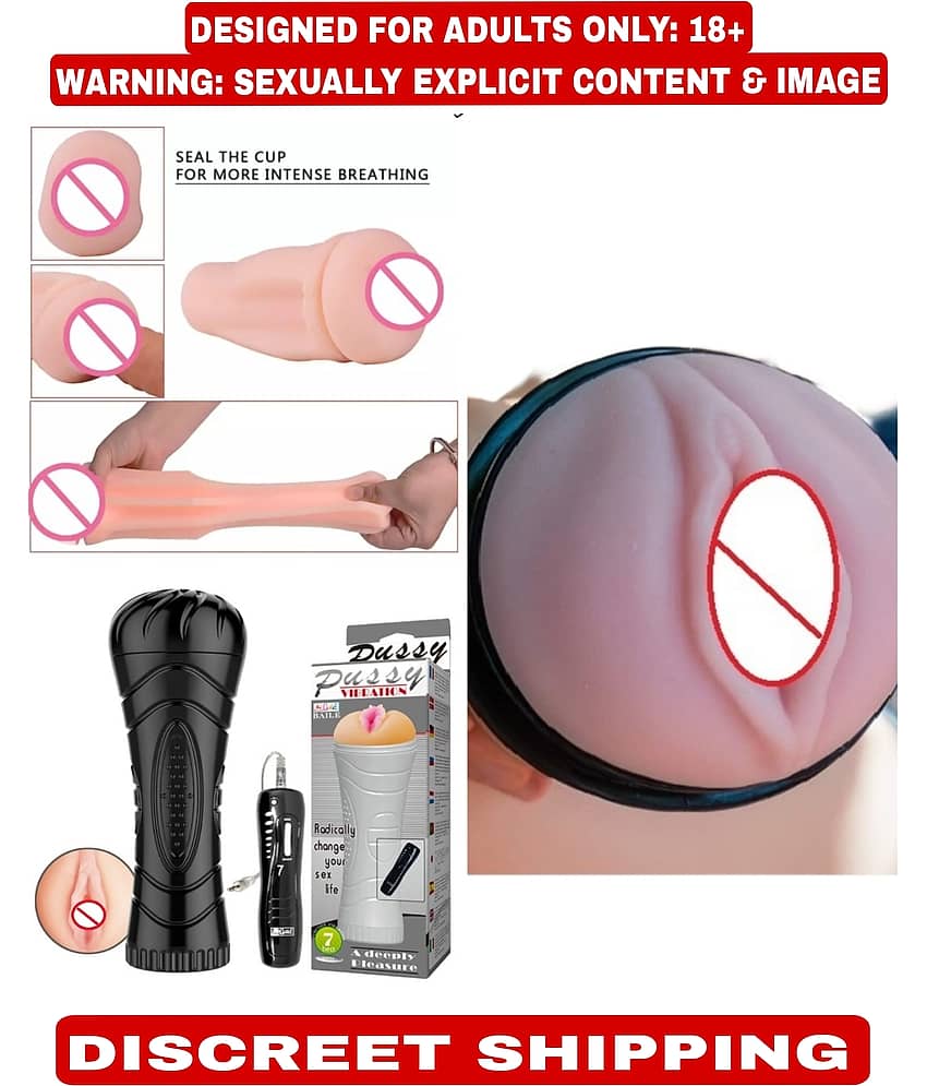 KAMAHOUSE Masturbator Pocket Pussy inch Soft & Real Pussy Sex toy For men + Black Egg Vibrator with remote multispeed egg