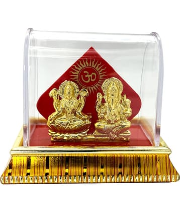 Awessome craft Acrylic Laxmi Ganesh Idol ( 7.5 cm )