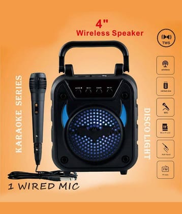 Neo M56 VP 10 W Bluetooth Speaker Bluetooth v5.0 with USB Playback Time 4 hrs Black