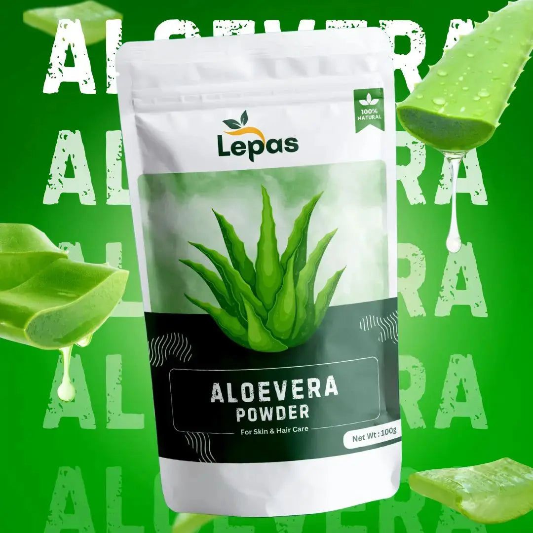 Aloe Vera Powder Face Pack | Moisturizes, Cleanses & Exfoliates | 100g