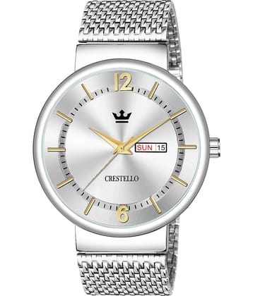 Crestello - Silver Metal Analog Men's Watch